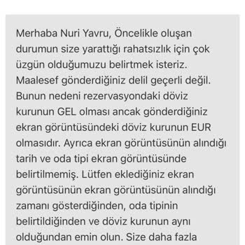 Booking'de Rezervasyon Ücreti İle Tahsil Edilen Ücret Farkı