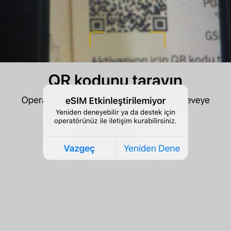 Vodafone E Sim Aktifleşmiyor