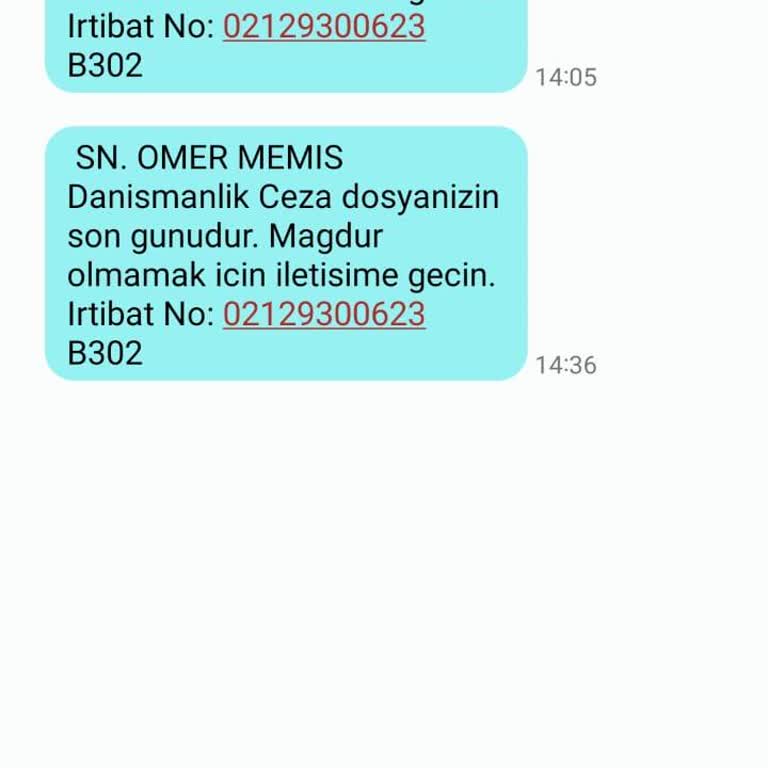 ERESTA (SMS) Kimlik Bilgilerimin Kötüye Kullanıldığına Dair Endişelerim