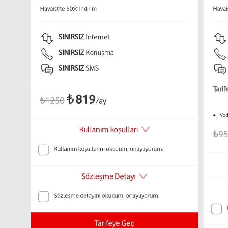 Vodafone Ultra Paket Yenileme Fiyatları Yüksek! İndirim Talebi