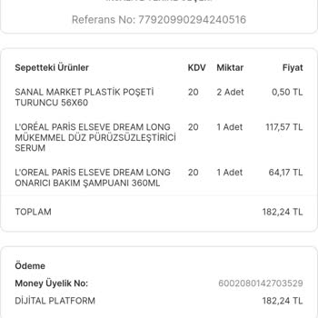 Migros Sanal Market Gereksiz Poşet Ücreti