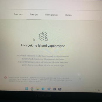 Binomo Da Paramı Çekemiyorum