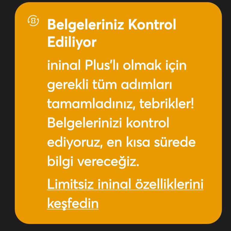 İninal Kart Plus Üyelik Yükseltme Sürecinde Yaşanan Aksaklık
