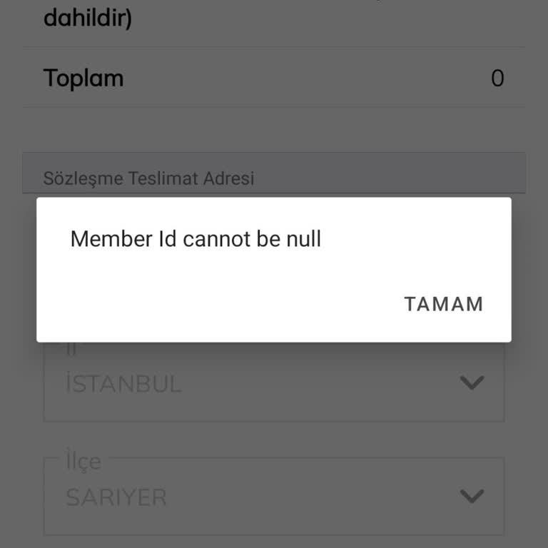 Passolig Üyelik Başvurusu Hata Veriyor