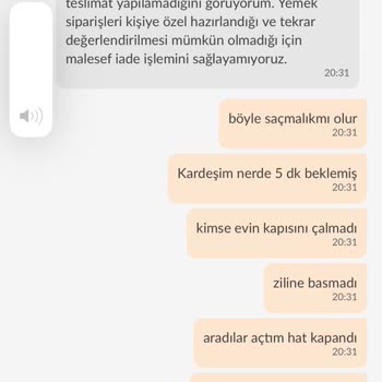 Trendyol Yemek Trendyol Teslim Edilmeyen Yemek Siparişi Ve Ücret İadesi Yapılmaması