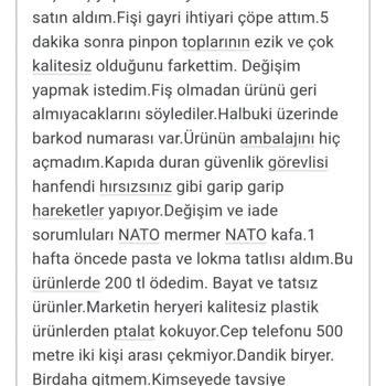 Gimsa Telefon Çekmiyor. Ürünler Kalitesiz. Çalışanlar Eğitimsiz.