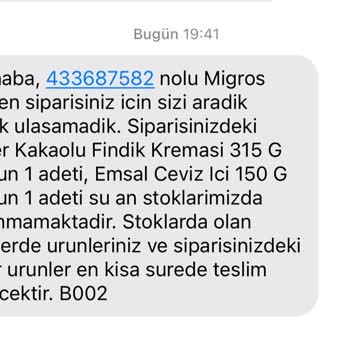 Migros Stokta Olmayan Ürüne Kampanya Yapıyor