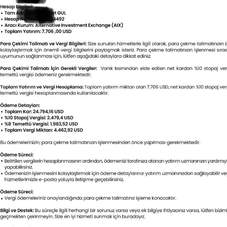 Alternative Llc Pişmanlık. Paramı Vermiyorlar Kaptırdım