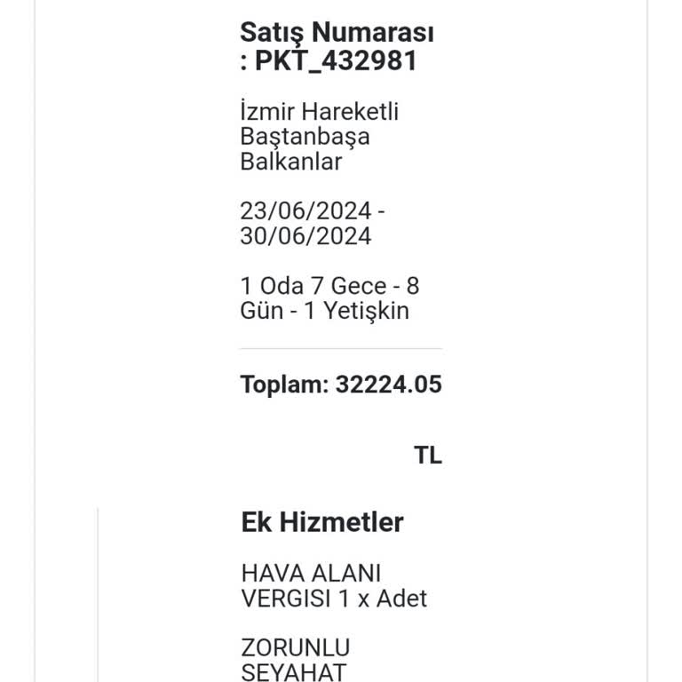 İptal Sonra Ödeme Yapmayan Prontotour!