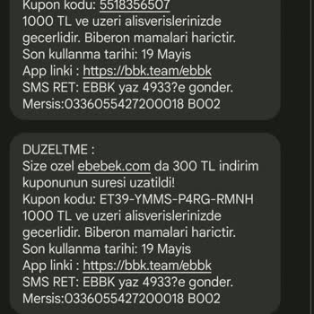 ebebek İndirim Uygulanmadı, Kasa Da