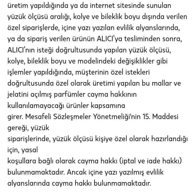 Atasay Markasının İade Talebimi Kabul Etmemesi