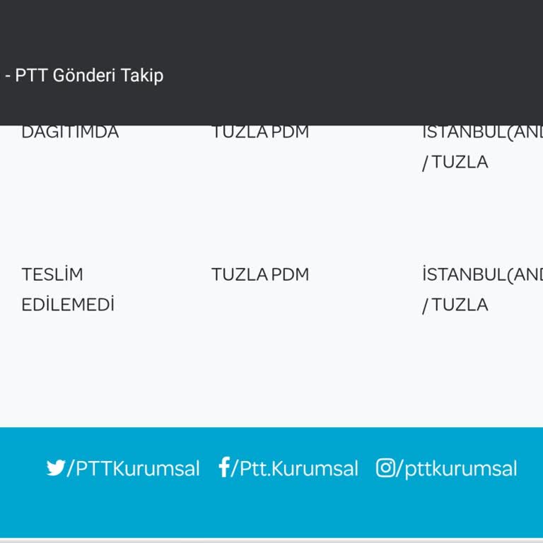 PTT Kargo Tuzla Dağıtım Merkezi Sorumluluk Bilincinden Yoksun