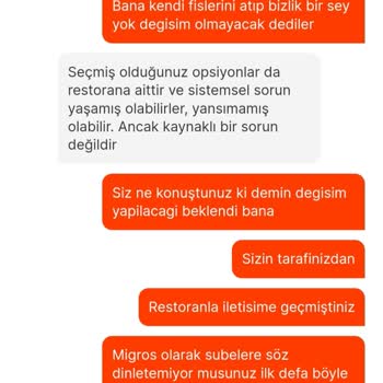 Migros Yemek / Burger King Tarafından Özelden Arandım!
