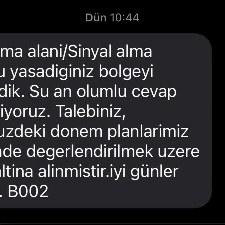 Turkcell Çekmiyor Hizmet Vermiyor Cayma Bedeli Talep Ediyor