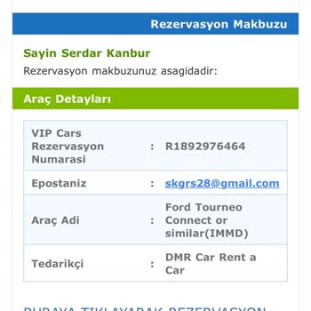 Dmr Car Araç Kiralama Dmr Rent A Car Araç Kiralama İptali
