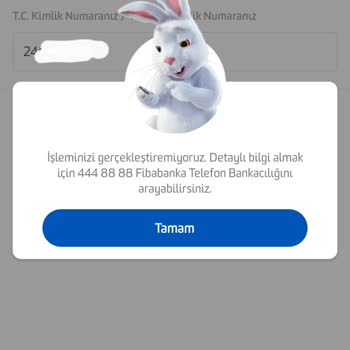 Fibabanka Mobil Bankacılık Kilitlenmiş Giriş Yapılmıyor