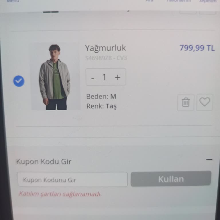LCW Geçersiz Kod Diyor Hiçbir Kodu Kabul Etmiyor