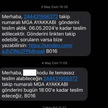 Sendeo Sahte Teslim Bildirimi