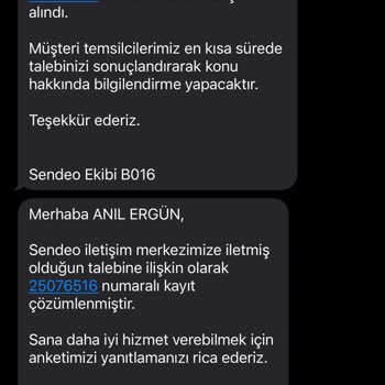 Sendeo Sahte Teslim Bildirimi