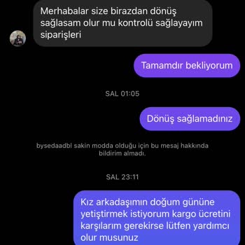 Shopier Ürün İade Değişim Talebi
