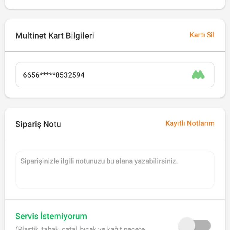 Trendyol Hızlı Market Ödeme Alınamadı