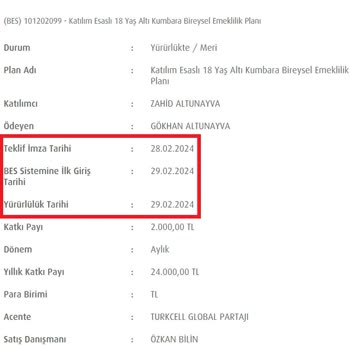 Türkiye Hayat Emeklilik Cayma Süresi Dolmadığı Halde Doldu Diyor