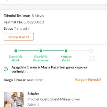 Aras Kargo Anneler Günü Hediyesi Kayıp: Kargo Ve İade Sorunu