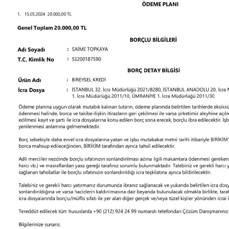 Birikim Varlık Yönetim Hukuki Şantaj Yapıyorlar.