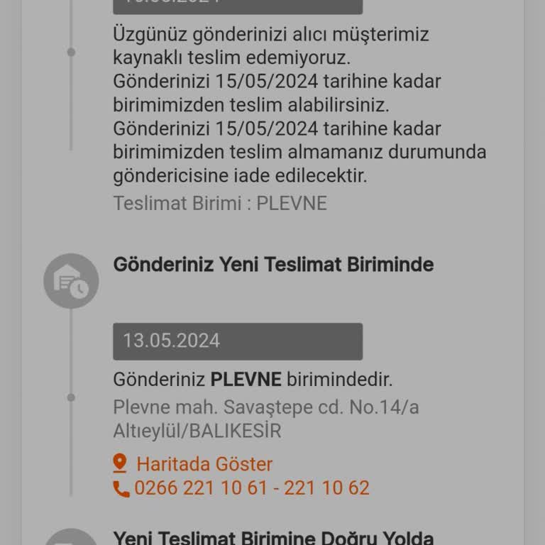 MNG Kargo Kargom Evime Teslim Edilmeden İade Ye Düştü