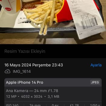 McDonald's İstanbul Şişli / Halaskargazi Şubesi Hakkında Şikayet.