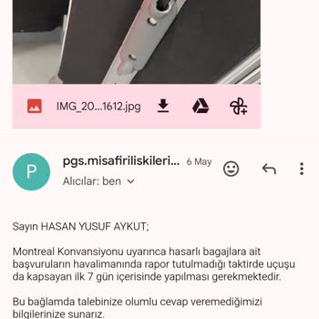 Pegasus Havayolları Valizimi Paramparça Etti