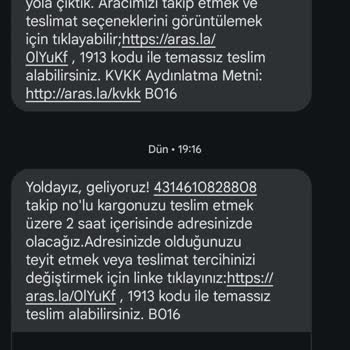 Aras Kargo Fethiye Makri Şubesi Adres Yanlış Diye Kargo Teslim Etmedi