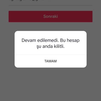 TikTok Hesabımın Kilidinin Açılması İçin Yardım