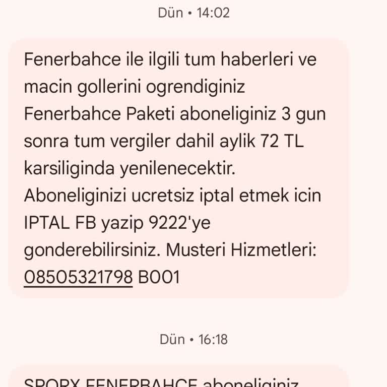 Pttcell Menüde Ki Aboneliklerin Tek Tuşla Abone Etmesi