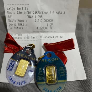 Aziz Döviz Yanlış Gram Verilmiş Tam Parası Alınmış