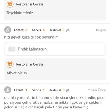 Trendyol Yemek Siparişlerinde Kalite Sorunu
