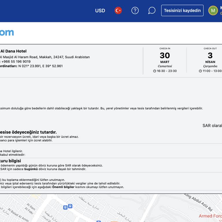 Booking.com Üzerinden Yapılan Rezervasyonum İptal Ücreti İade Edilmedi