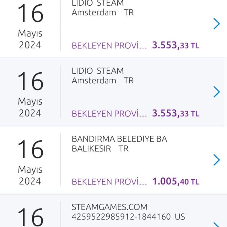 Lidio Ödeme Hizmetleri Kredi Kartımdan Bilgim Dışında Harcama Yapılmış