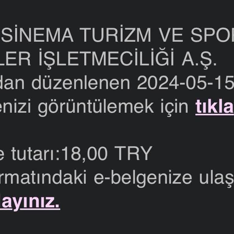 Paribu Cineverse E-ARŞİV Fatura Kesilmesi