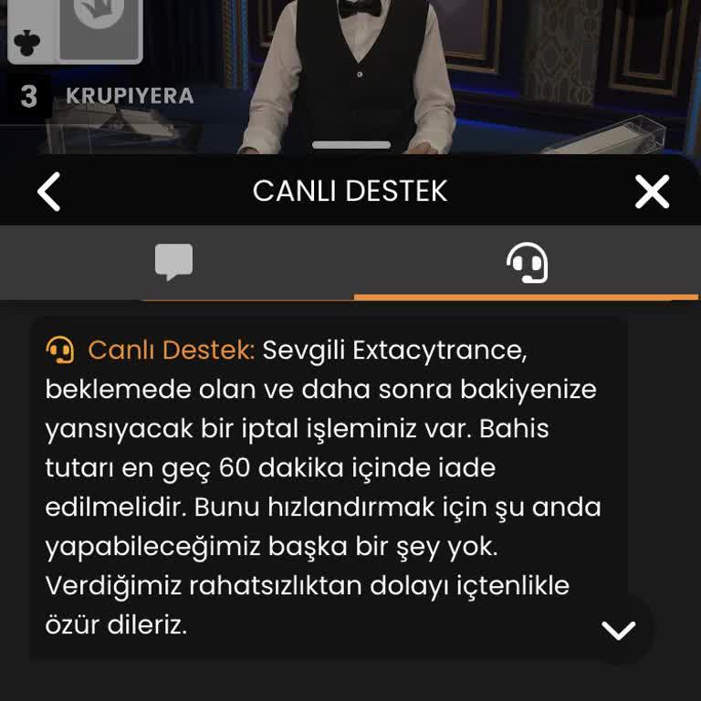 Pragmatic Play Pragmatic Live İptal Edilen Bahsin Tutarını Geri Vermiyor