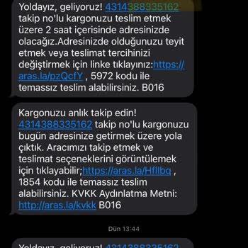 Aras Kargo Elmabahçe Şubesi 👎