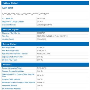HDI Fibaemeklilik Yıllık Aidat, Yıllık Ödeyeceğim Paranın 3 Katı