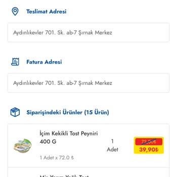 Şok Marketler Tost Peynirinden Çıkan Kıl