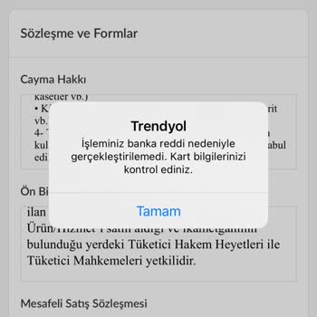 Ziraat Bankası Red Verdiği İçin Trendyol Alışverişi Yapamıyorum