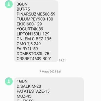 Çarşımpark'tan Mesaj İstemiyorum