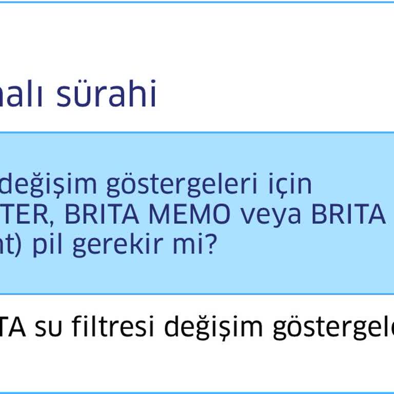 Brita Sürahi "start" Tuşu Çalışmıyor!