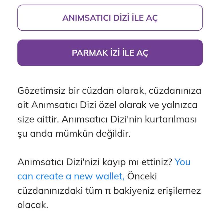 Pi Network Pi Cüzdan Hesabına Giremiyorum