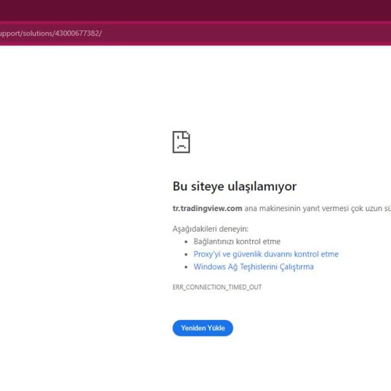 Kablo Net TradingView Erişim Sorunu: Çözüm Bekliyorum!