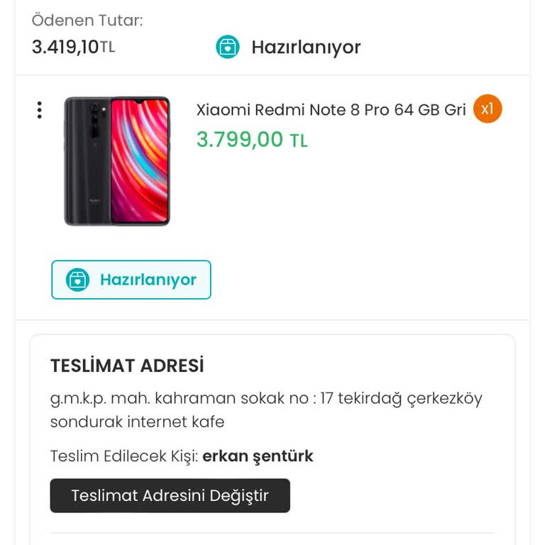 EasyCep Cep Telefonu Siparişim