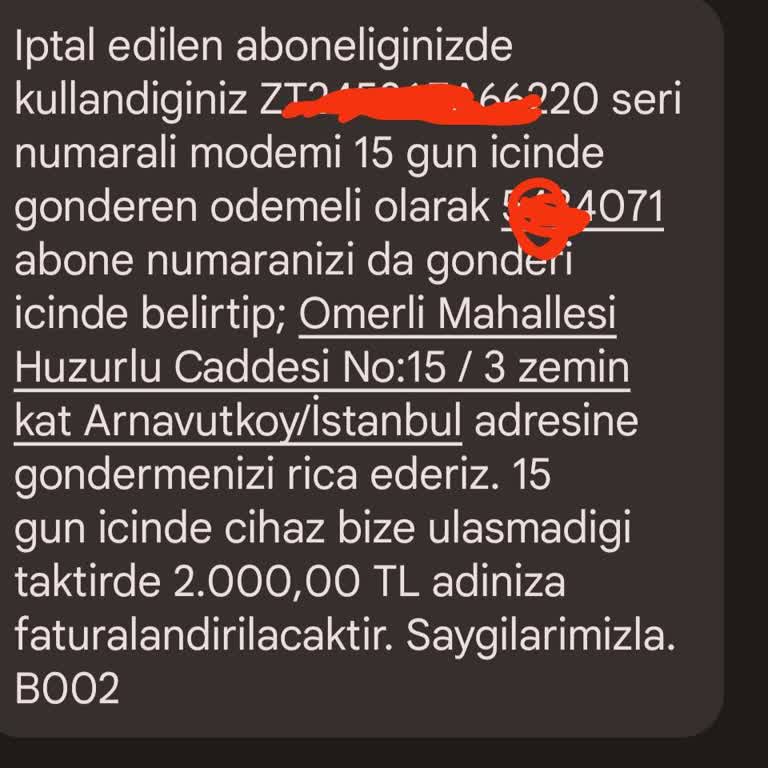 Millenicom Müşteri Hizmetlerine Ulaşamıyorum. Modem Gönderme Sorunu